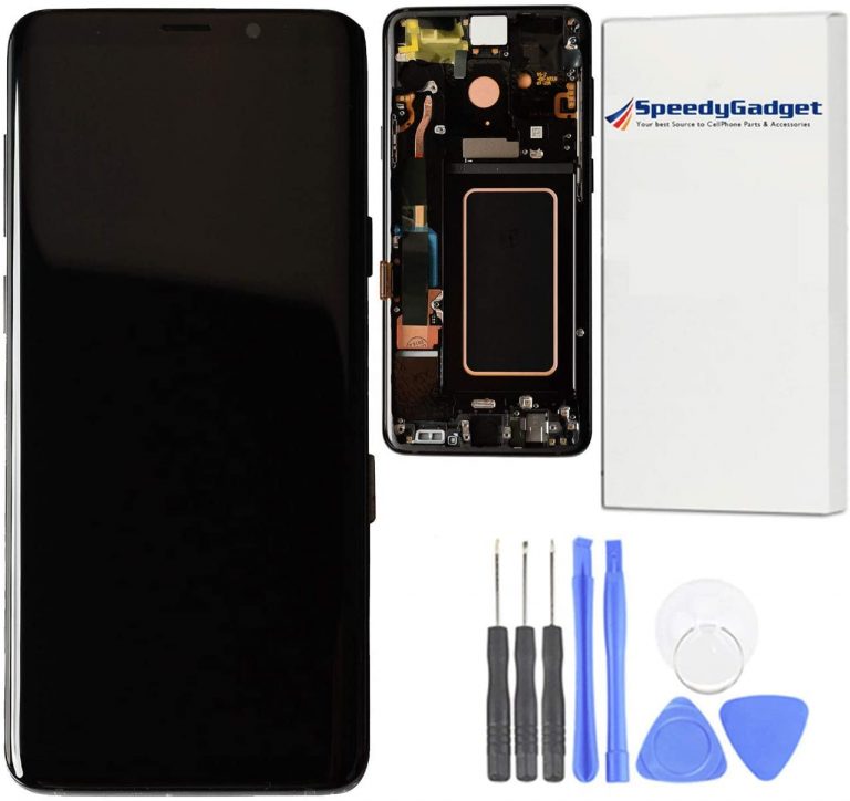 Display Screen Replacement for Samsung Galaxy S9 with Black Frame